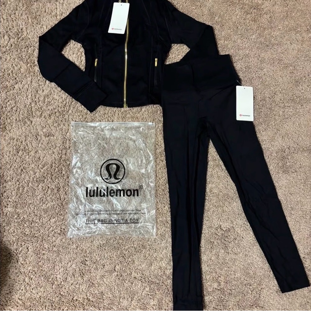 lululemon athletica Black Women's Leggings Set